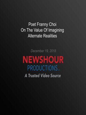 cover image of Poet Franny Choi On the Value of Imagining Alternate Realities